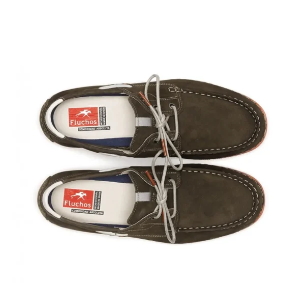 Fluchos ANDREY F1448 Green Deck Shoes- Men