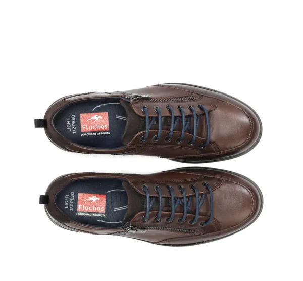 Fluchos ATLAS F0298 Brown Sneakers- Lace-Up Shoes | Sneakers