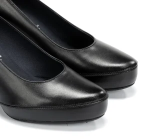 Fluchos BLESA D5794 Black Shoe- Formal Shoes | Heels