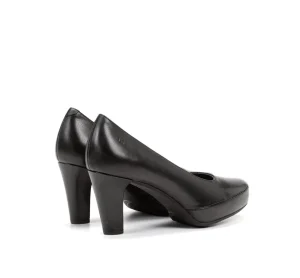 Fluchos BLESA D5794 Black Shoe- Formal Shoes | Heels