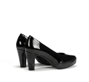 Fluchos BLESA D5794 Black Shoe- Formal Shoes | Heels