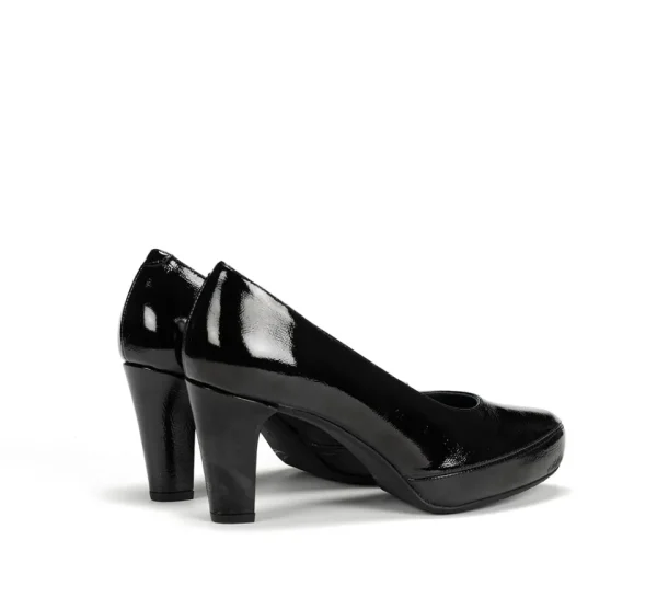 Fluchos BLESA D5794 Black Shoe- Formal Shoes | Heels