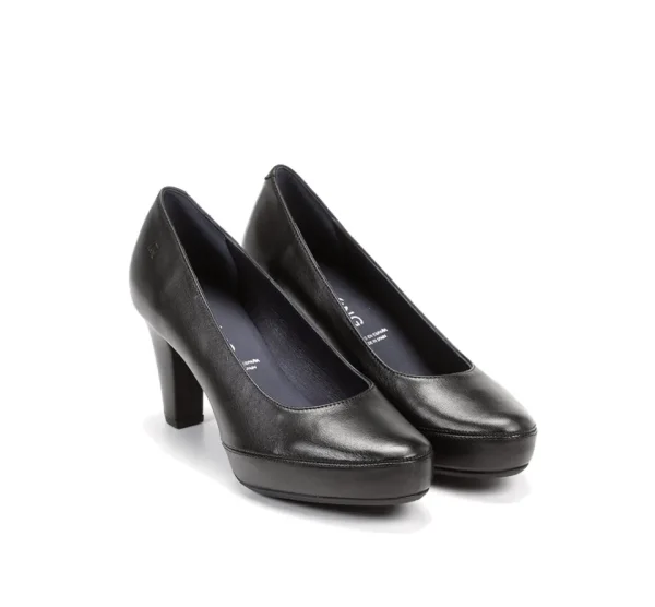 Fluchos BLESA D5794 Black Shoe- Formal Shoes | Heels