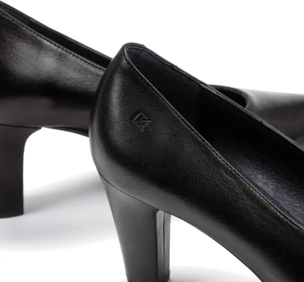 Fluchos BLESA D5794 Black Shoe- Formal Shoes | Heels