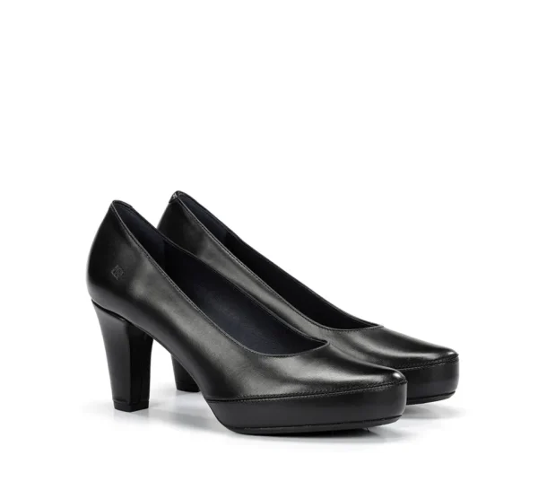 Fluchos BLESA D5794 Black Shoe- Formal Shoes | Heels