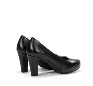 Fluchos BLESA D5794 Black Shoe- Formal Shoes | Heels