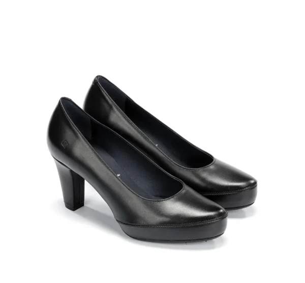 Fluchos BLESA D5794 Black Shoe- Formal Shoes | Heels