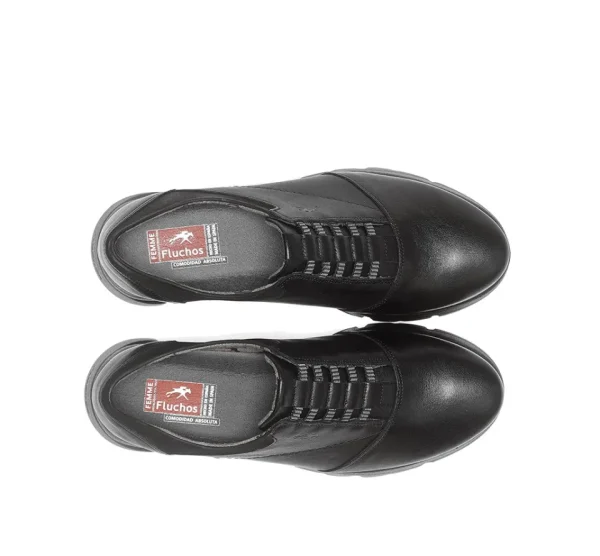 Fluchos BONA F1357 Black Shoe- Formal Shoes