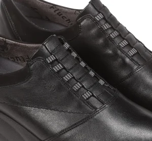 Fluchos BONA F1357 Black Shoe- Formal Shoes