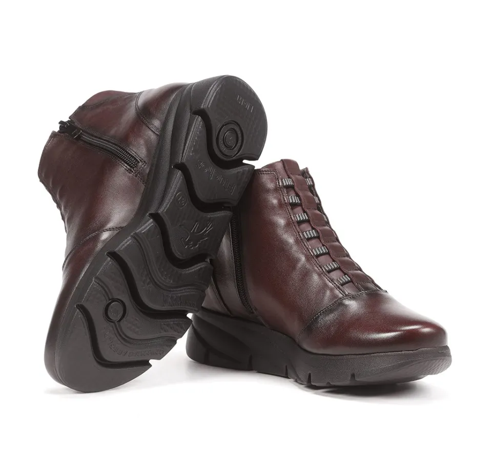 bona_f_burgundy_ankle_boo_3.webp Fluchos BONA F1358 Burgundy Ankle Boot- Ankle Boots