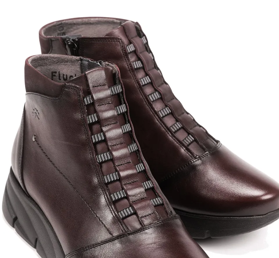 bona_f_burgundy_ankle_boo_5.webp Fluchos BONA F1358 Burgundy Ankle Boot- Ankle Boots