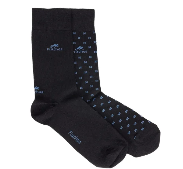 Fluchos CA0009 sock Navy (2) 1965-1967- Socks