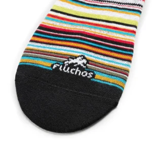 Fluchos CA0002 Stripes and Black Pinkies- Socks
