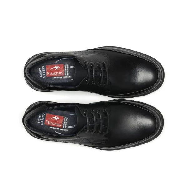 Fluchos CELTIC F0248 Black Shoe- Formal Shoes