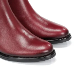 Fluchos CHIARA D9347 Red Ankle Boot- Ankle Boots | Heels