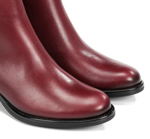 Fluchos CHIARA D8966 Red Ankle Boot- Ankle Boots | Heels