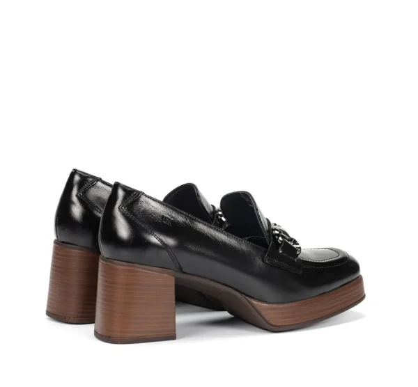 Fluchos CRISTEL D9155 Black Shoe- Heels