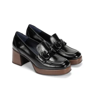 Fluchos CRISTEL D9155 Black Shoe- Heels
