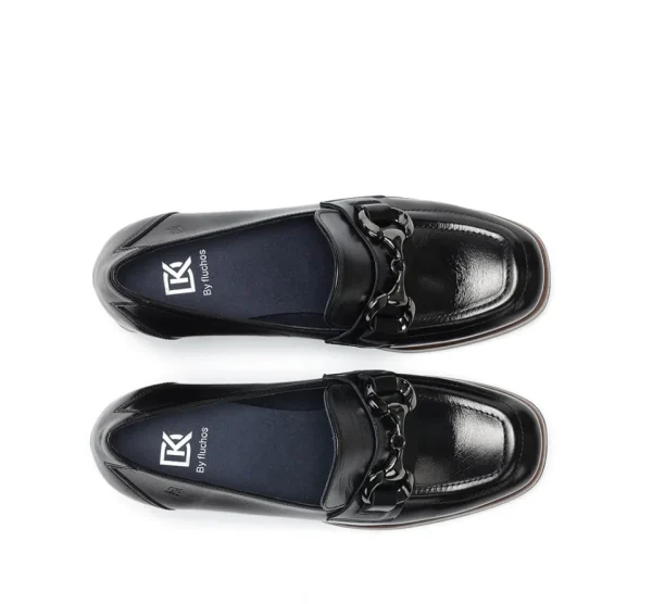 Fluchos CRISTEL D9155 Black Shoe- Heels