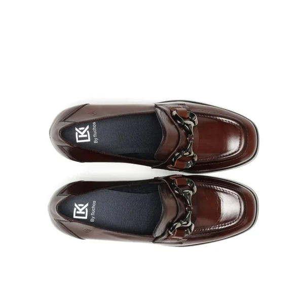 Fluchos CRISTEL D9155 Brown Moccasin- Heels