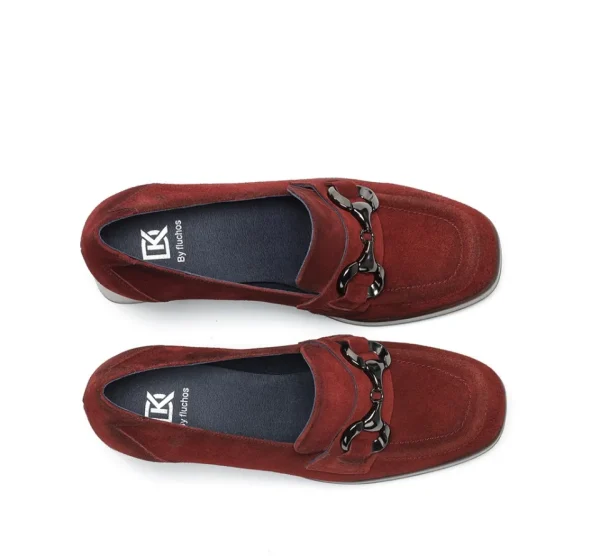 Fluchos CRISTEL D9155 Red Moccasin- Heels