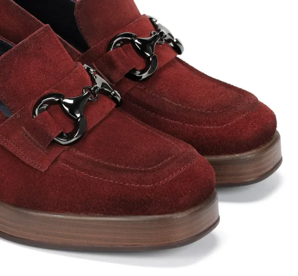 Fluchos CRISTEL D9155 Red Moccasin- Heels