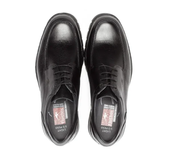 Fluchos CRONO 9142 Black Shoe- Formal Shoes