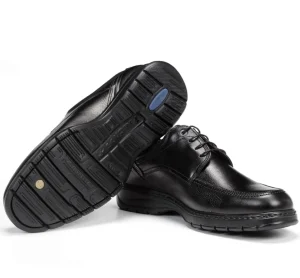 Fluchos CRONO 9142 Black Shoe- Formal Shoes