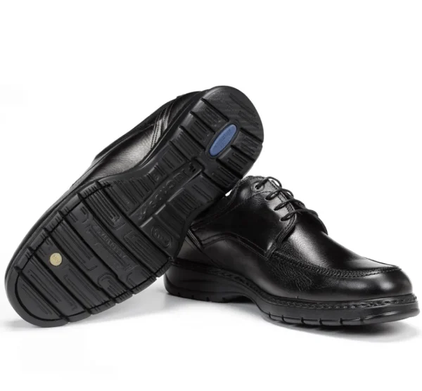 Fluchos CRONO 9142 Black Shoe- Formal Shoes