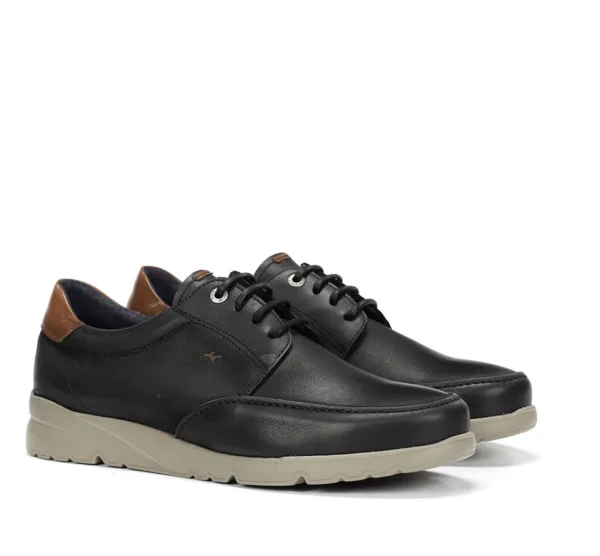 Fluchos DARYL F1460 Black Shoe- Formal Shoes