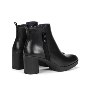 Fluchos ELITE D9423 Black Ankle Boot- Ankle Boots | Heels