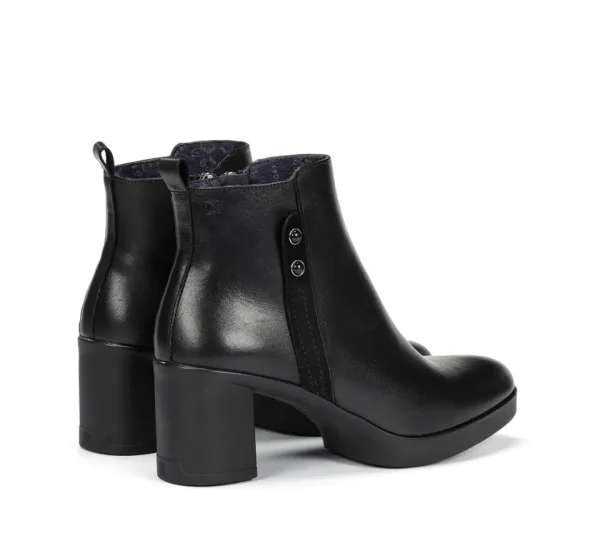 Fluchos ELITE D9423 Black Ankle Boot- Ankle Boots | Heels