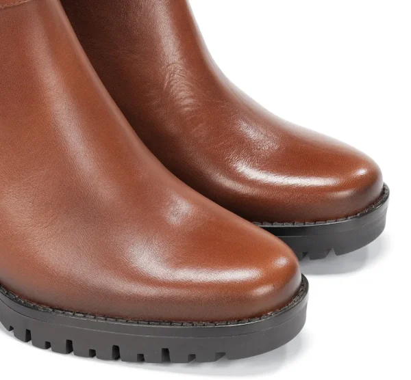 Fluchos EVIE D8961 Brown Ankle Boot- Ankle Boots | Heels