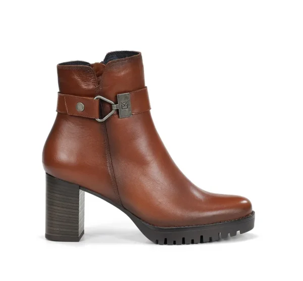 Fluchos EVIE D8961 Brown Ankle Boot- Ankle Boots | Heels