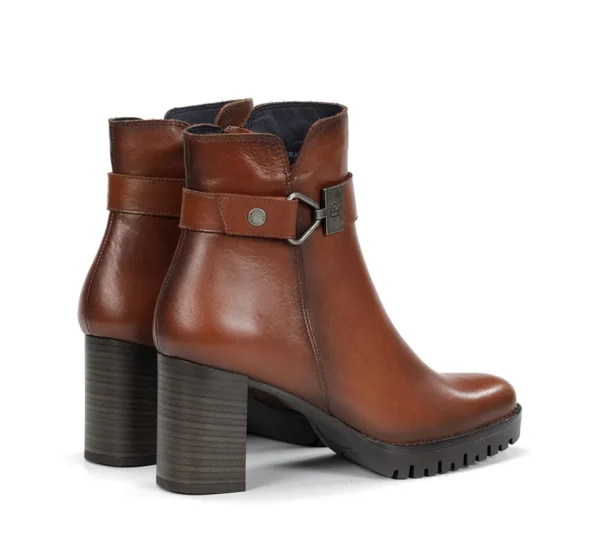 Fluchos EVIE D8961 Brown Ankle Boot- Ankle Boots | Heels