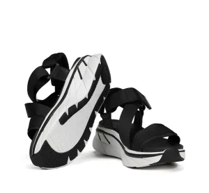 Fluchos FUSION AT104 Black Sandal-Women Women