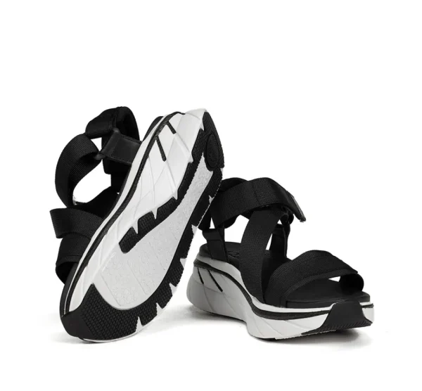 Fluchos FUSION AT104 Black Sandal-Women Women