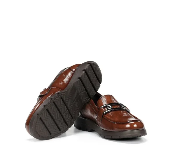 Fluchos GLADIS F1794 Brown Moccasin- Heels