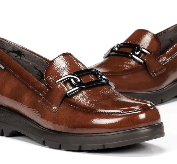 Fluchos GLADIS F1794 Brown Moccasin- Heels