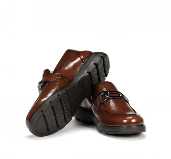 Fluchos GLADIS F1794 Brown Moccasin- Heels