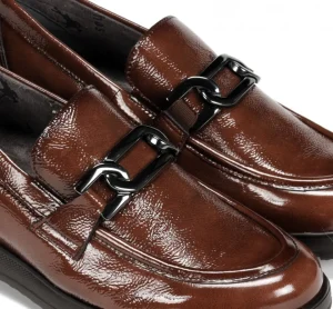 Fluchos GLADIS F1794 Brown Moccasin- Heels