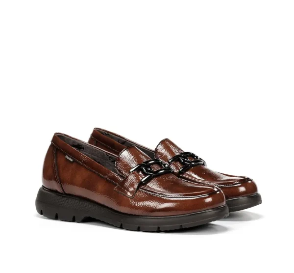 Fluchos GLADIS F1794 Brown Moccasin- Heels