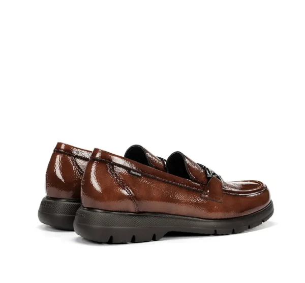 Fluchos GLADIS F1794 Brown Moccasin- Heels