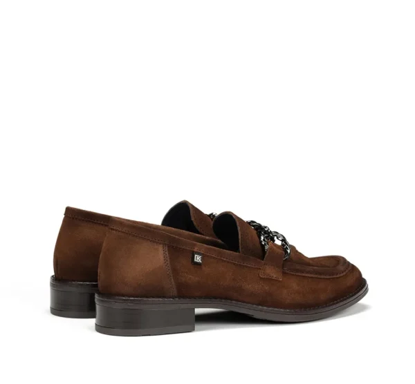Fluchos HARVARD D9117 Brown Moccasin- Heels