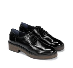 Fluchos IDALY D9387 Black Moccasin- Heels