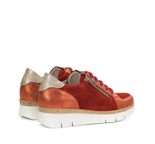 Fluchos INDIA D9300 Red Sneakers-Women Women