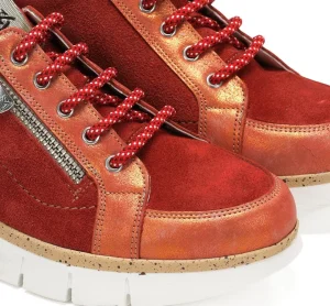 Fluchos INDIA D9300 Red Sneakers-Women Women