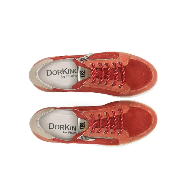 Fluchos INDIA D9300 Red Sneakers-Women Women
