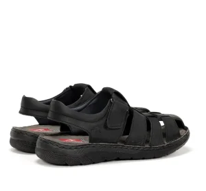 Fluchos KEOPS F1754 Black Sandal- Men