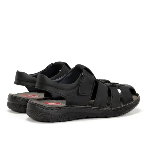 Fluchos KEOPS F1754 Black Sandal- Men